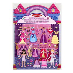 Melissa & Doug - 19100 - Autocollants En Relief Repositionnables - Princesses