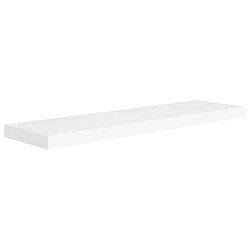 Avis Maison Chic Lot de 4 Étagères murales,Étagère Rangement flottate blanc 90x23,5x3,8 cm MDF -MN74665