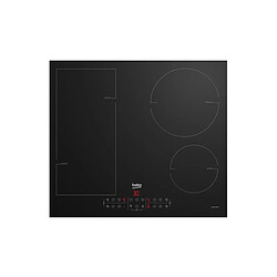 Table de cuisson à induction 4 feux 60cm 7200kw noir - HII64203FMT - BEKO