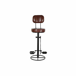 Tabouret DKD Home Decor 45 x 46 x 118 cm Noir Métal Marron 