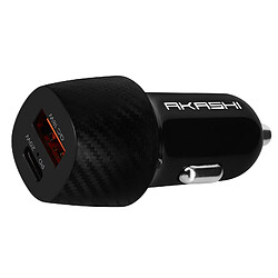 Chargeur Voiture USB-C, USB-A Akashi