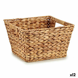 Gift Decor Panier Marron Métal 24 x 18 x 33,5 cm (12 Unités)