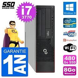 PC Fujitsu Esprimo E910 DT Intel Core i7-3770 RAM 8Go SSD 480Go Windows 10 Wifi · Occasion 