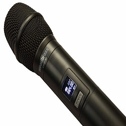 Avis WOODBRASS Microphone sans Fil Système Micro UHF Portable (863.5 mHz) Micro à main Pro pour Karaoké DJ Animation Mariage Conférence