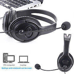 Avis GUPBOO Casque filaire avec micro casque de jeu sur l'oreille basse musique stéréo prise USB casque pour PC XBOX PS jeux