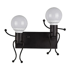 Universal Lampe murale créative à LED d'intérieur Lampe murale moderne Lampe Art Deco Fer E27 Chambre Chambre Enfant Cuisine | Lampe murale intérieure à LED