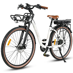 Avis Vélo électrique SAMEBIKE RS-A07 - moteur 500W batterie 36V13Ah autonomie 40KM freins à disque mécaniques - Blanc