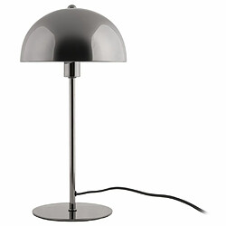 LEITMOTIV Lampe à poser en métal Bonnet 39 cm gris fumé.