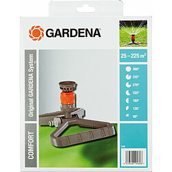 Gardena 01948-20 Comfort - Vario Turbine sur traineau Gris/Orange Plastique 30 x 30 x 30 cm