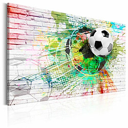 Paris Prix Tableau Imprimé Colourful Sport Football 60 x 90 cm 