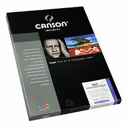 Canson infinity Rag Photographique 206211027 Papier photo Format A3 25 feuilles Blanc