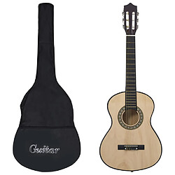 vidaXL Guitare classique avec sac pour débutants et enfants 1/2 34"