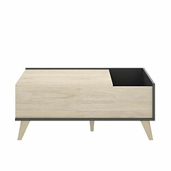 Acheter Tbs Ensemble Meuble TV + Table basse + Buffet KOLN - Mélaminé - Style scandinave - Chêne naturel et graphite