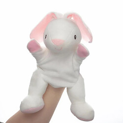 Universal Rabbit Hand Puppets Animal Toy pour jeu imaginatif, bas, filles, garçons 