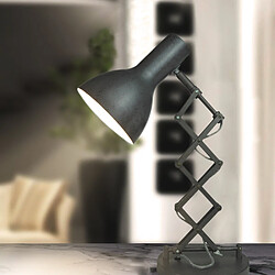 Sampa Helios Lampe de bureau Design style industriel bras articulé en métal Compatible LED