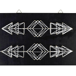 Graines Creatives Coffret String Art - Tableau noir Flèches déco art filaire 30 x 22 cm