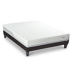 Bellecour Ensemble Everbed Ensemble EVERBED 180x200 cm | Matelas Mémoire de forme + Sommier Bois