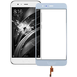 Wewoo Pièce détachée pour Xiaomi Mi 6 blanc Lentille extérieure en verre d'écran, identification d'identification d'empreinte de soutien