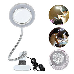 Universal Lampe à loupe Lampe à loupe 8x Protection des yeux Beauté Maquillage Tatouage Lampe Lecture LED Lampe de table avec clips |