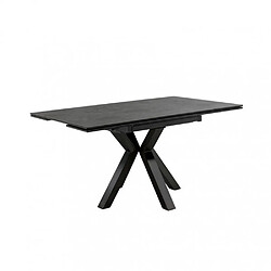 Inside 75 Table repas extensible PANINI 90(150) cm plateau céramique anthracite 