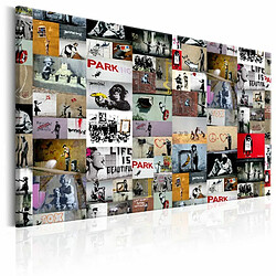 Paris Prix Tableau Imprimé Art of Collage - Banksy 60 x 90 cm 