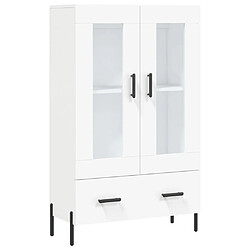 Maison Chic Buffet,Meuble de Rangement,commode pour salon,Cuisine blanc 69,5x31x115 cm bois d'ingénierie -MN57148