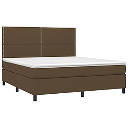 Avis Sommier à lattes,Cadre à lattes de lit pour Adulte matelas et LED Marron foncé 180x200cm -MN74260