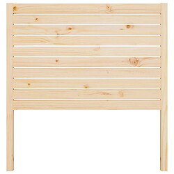 Avis Maison Chic Tête de lit scandinave pour lit adulte,Meuble de chambre 106x4x100 cm Bois massif de pin -MN13933