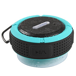 Avis Wewoo Enceinte Bluetooth étanche bleu extérieure avec aspiration, mains libres de