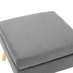 Avis Maison Chic Repose-pied,Tabouret confortable Gris clair Tissu -MN77133