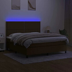 Acheter Sommier à lattes,Cadre à lattes de lit pour Adulte matelas et LED Marron foncé 180x200cm -MN74260