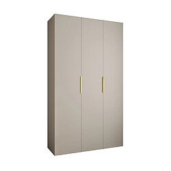 Abiks Meble Armoire à portes battantes Como 4 245,5/140/40 3 portes (cachemire/doré)