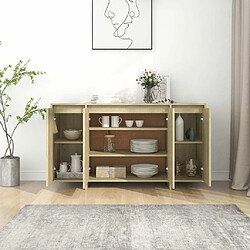 Avis Maison Chic Buffet,Meuble de Rangement,commode pour salon,Cuisine chêne sonoma 135x41x75 cm bois d'ingénierie -MN93054