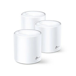 TP-Link DECO X60(3-PACK) système Wi-Fi maillé Bi-bande (2,4 GHz / 5 GHz) Wi-Fi 6 (802.11ax) Blanc 2 Interne 