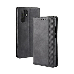 Etui en PU style vintage noir pour votre Huawei P30 Pro