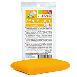 Scrapcooking Pâte à sucre orange 100 g 