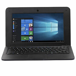 Ultrabook 10.1' Mini Pc Ordinateur Portable Windows 10 Intel 2 Go+32 Go Noir YONIS