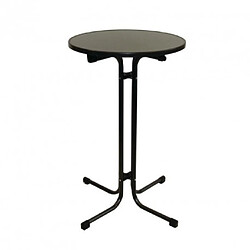 Materiel Chr Pro Table haute Limbourg gris 80 cm -