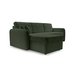 Acheter Bestmobilier Pocatello - canapé d'angle réversible 4 places - convertible avec coffre - en tissu bouclette