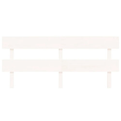 Avis Maison Chic Tête de lit scandinave,Meuble de chambre Blanc 184x3x81 cm Bois massif de pin -MN50756