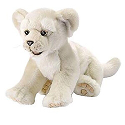 Anima Lionceau blanc couché 32cm