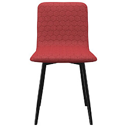 Avis Decoshop26 Lot de 2 chaises de salle à manger cuisine design moderne tissu bordeaux CDS020294