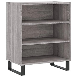 Maison Chic Buffet,Meuble de Rangement,commode pour salon,Cuisine sonoma gris 57x35x70 cm bois d'ingénierie -MN34838