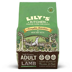 Avis NC Croquettes Sans Céréales à l'Agneau nourri à l'Herbe pour Chiens - Lily's Kitchen - 2,5Kg