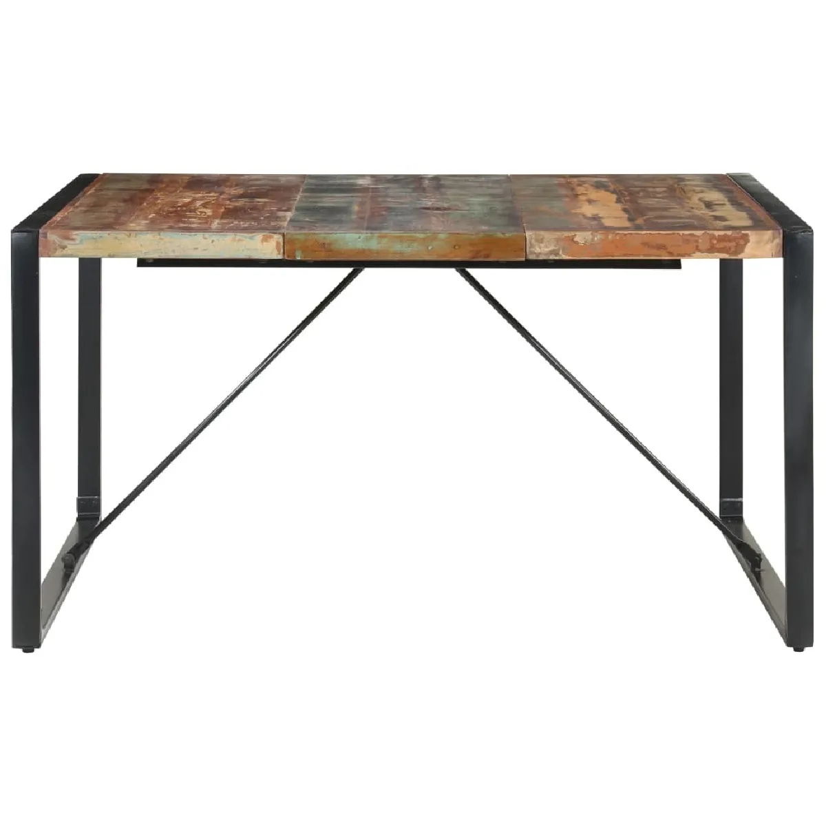 Maison Chic Table de salle à manger,Table à dîner 140x140x75 cm Bois de récupération -GKD25224