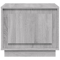 Acheter vidaXL Table basse sonoma gris 51x50x44 cm bois d'ingénierie