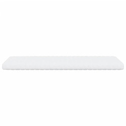 Avis vidaXL Matelas en mousse blanc 90x190 cm 7 zones dureté 20 ILD