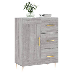 Avis Maison Chic Buffet,Meuble de Rangement,commode pour salon,Cuisine sonoma gris 69,5x34x90 cm bois d'ingénierie -MN44852