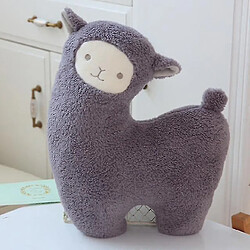 Universal Poupée d'alpaga de couple mignon de 43 cm remplie d'oreiller de mouton chaud sur le lit en peluche | Oreiller en peluche