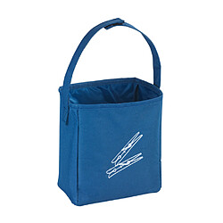 WENKO Sac porte pinces ? linge polyester bleu 